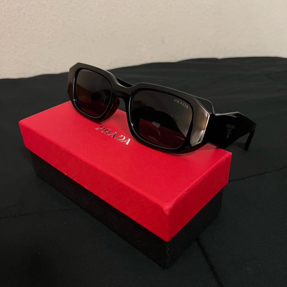 Prada Sunglasses with Special Edition Red Case